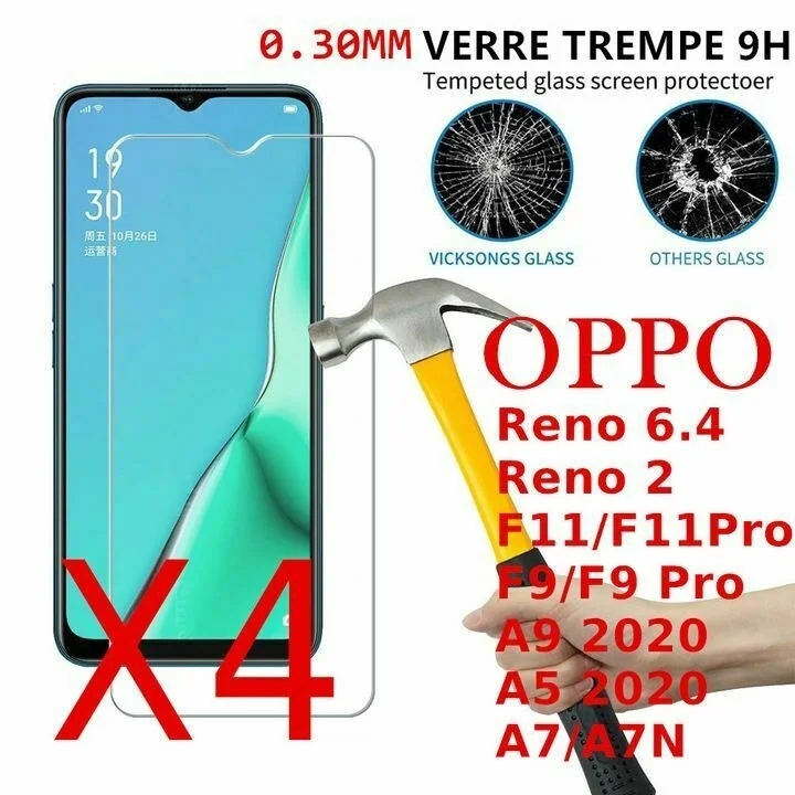 

PROTECTION VITRE VERRE TREMPE ECRAN POUR OPPO TEMPERED GLASS SCRENN PROTECTOR