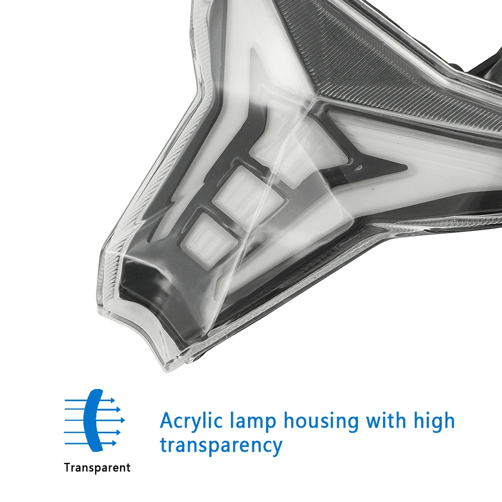 Встроенный светодиодный задний фонарь стоп-сигнала для мотоцикла 250 дюйма 400 ZX10-R