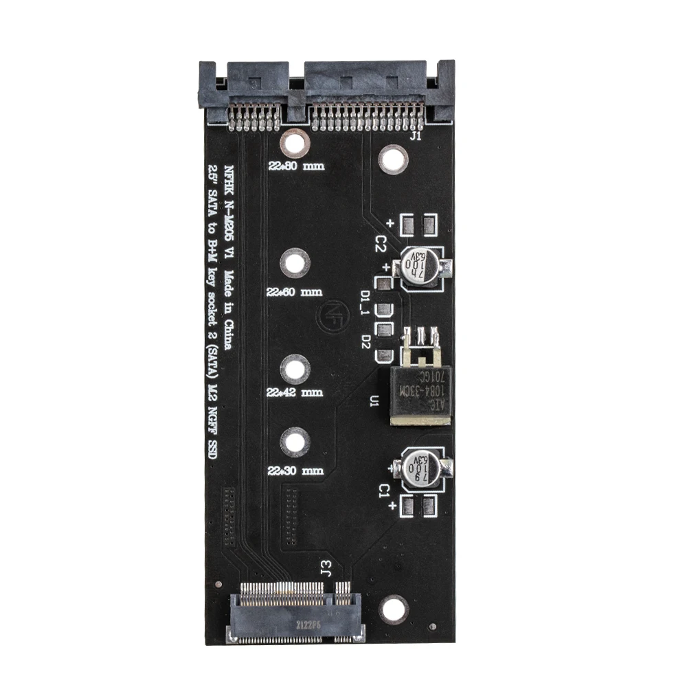 Переходник RGEEK M.2 NGFF Msata SSD на SATA 3 0 2 5 адаптер M2 PCI преобразователь переходная карта