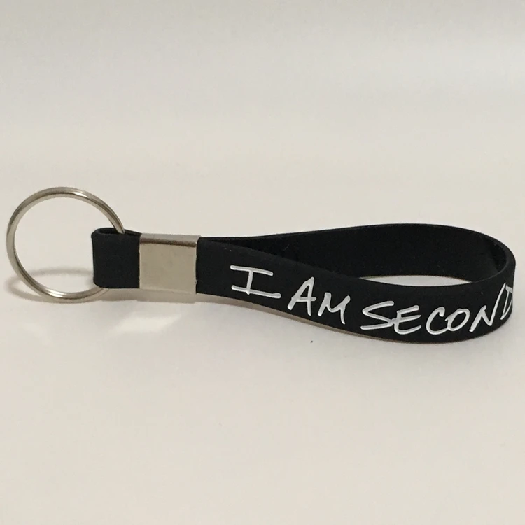 1 шт я второй силиконовый резиновый браслет наручный Браслет Брелок|Гибкие