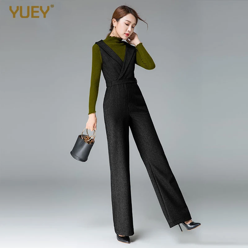 Новинка 2020 женский комбинезон черного и серого цвета на осень зиму рабочая