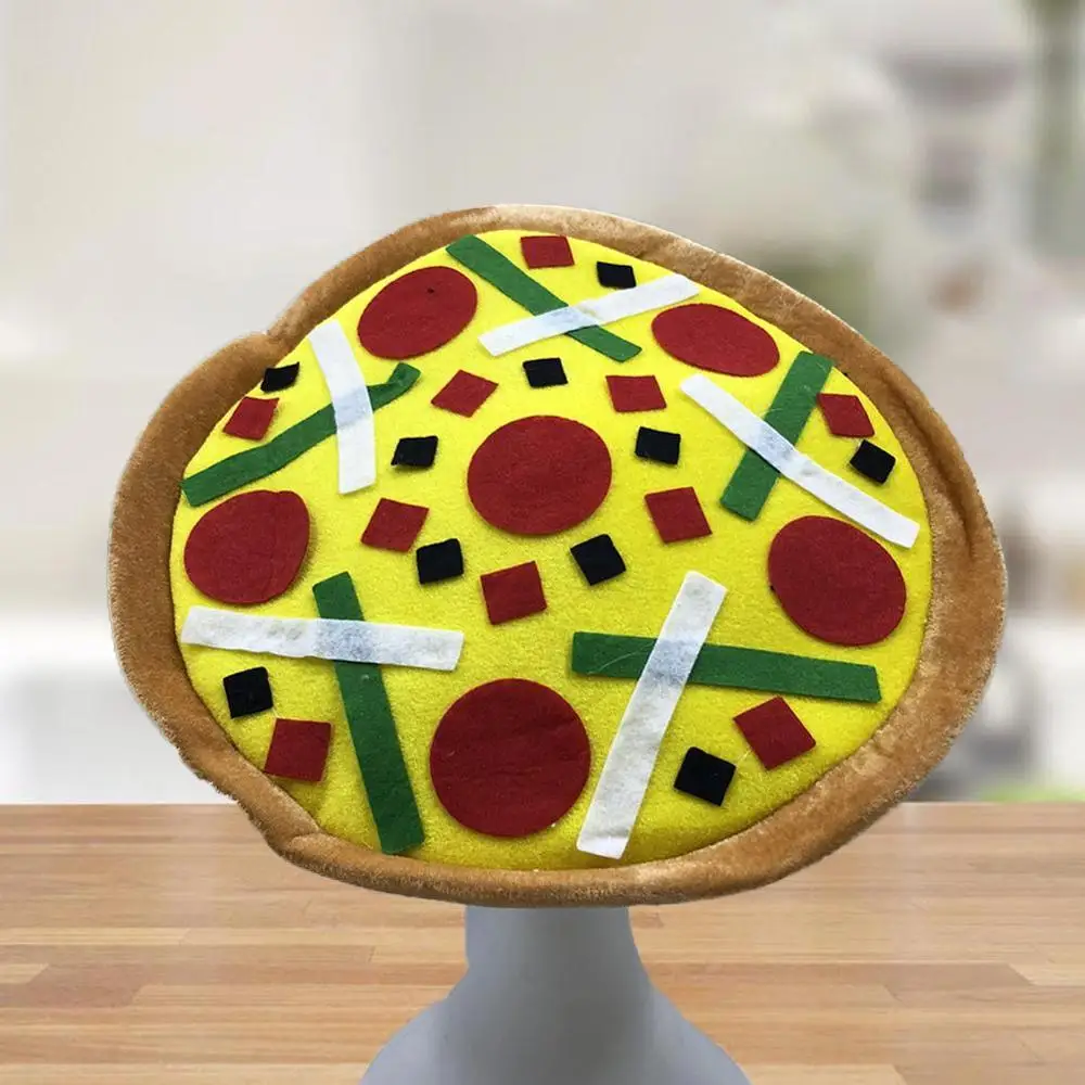 Забавная шляпа для пиццы вечерние праздничные мужские и женские на Хеллоуин