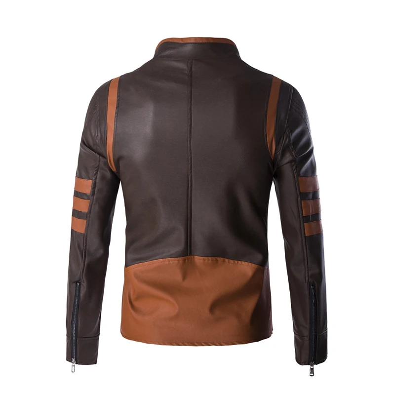 Мужская зимняя куртка из натуральной кожи с мехом размеры до 5XL | одежда