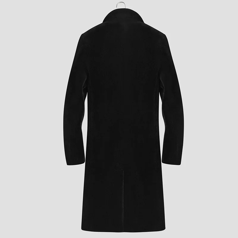 

Jacket 2020 Real Winter Sheep Shearling Fur Coat Plus Size Long Slim Wool Coats Blazer Mens Clothing Veste Homme 6968 YY696