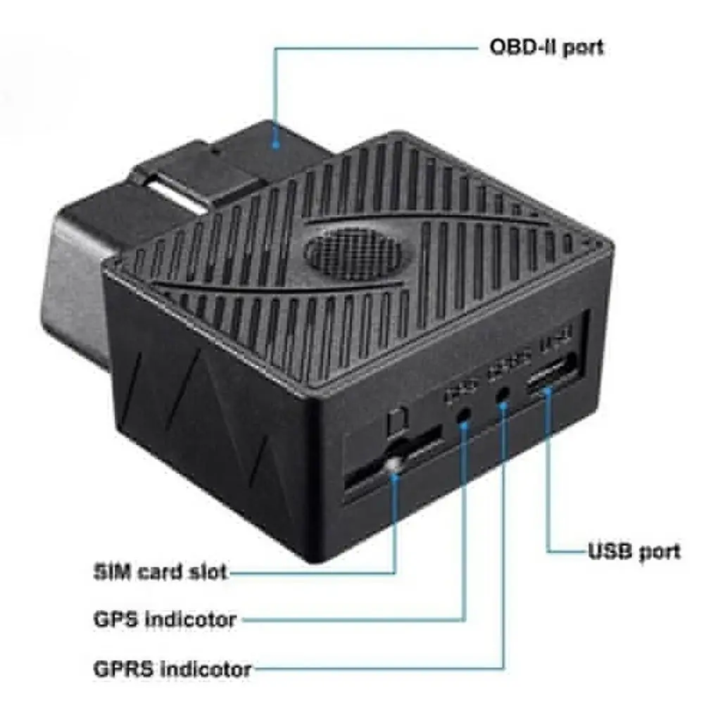 Мини Plug & Play OBD GPS трекер автомобиля GSM OBDII устройства слежения OBD2 16 контактный