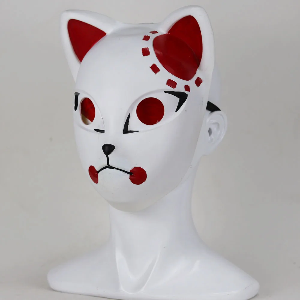 Новинка маска для косплея из аниме клинок рассекающий демонов латексный шлем