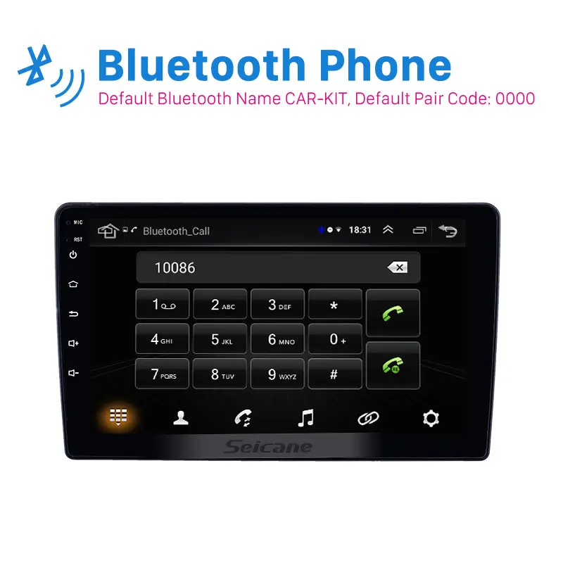 Seicane 2.5D экран 9 дюймов Android 8 1 для 2014-2016 2017 2018 Renault Duster поддержка OBD2 SWC Carplay |