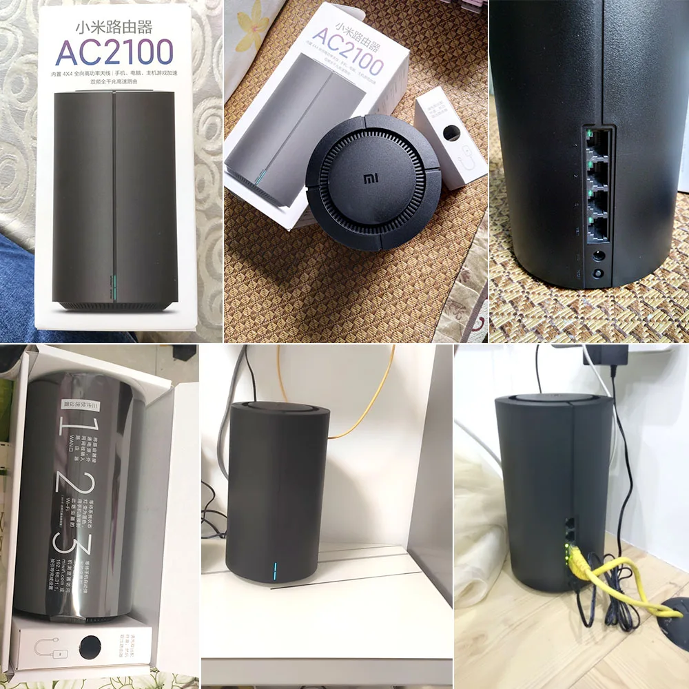 Xiaomi mi маршрутизатор AC2100 двухчастотный WiFi 128MB 2,4 GHz 5GHz 360 ° покрытие двухъядерный процессор игра Дистанционное управление приложение для mi home