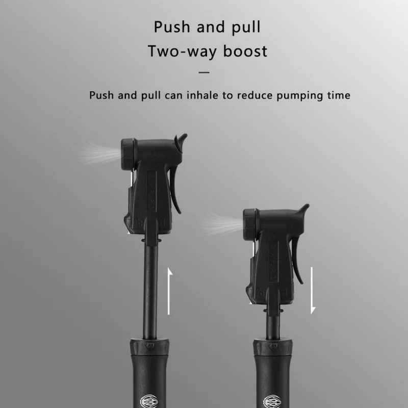 

Mini Bike Pump Air Pump Aluminum Alloy Mountain Cycling Tire Inflator Valve Bicycle Pump