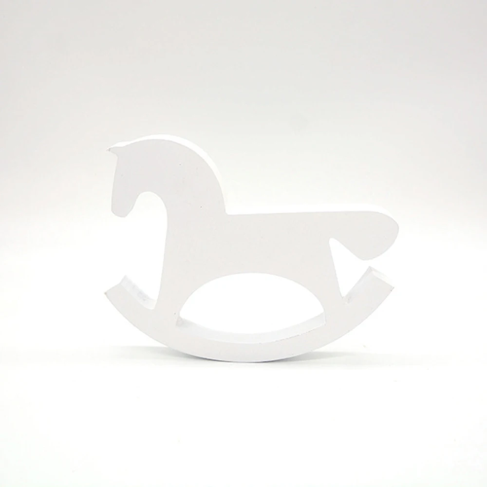 Деревянная лошадка игрушки для девочек декор комнаты принцессы в скандинавском