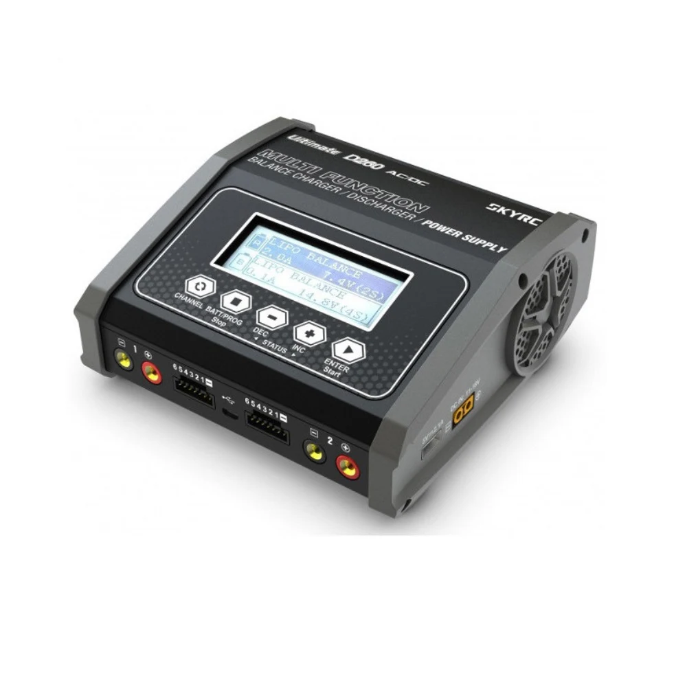 Двухканальное зарядное устройство SKYRC D260 260 Вт 14A AC/DC разрядник аккумулятора для
