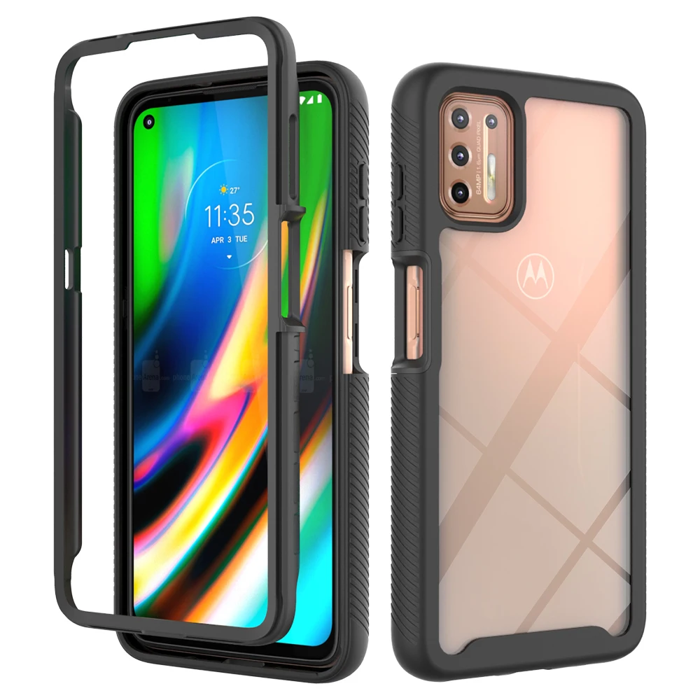 

Hybrid Rugged Armor Case for Motorola Moto G9 Plus G9 Play G8 Power Lite One Fusion G 5G Plus Stylus PC+TPU Shockproof Cover