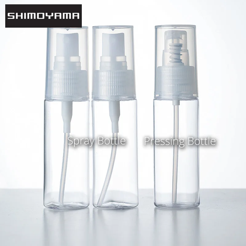 

SHIMOYAMA 3pcs Refillable Empty Container 50ml Plastic Portable Spray Pressing Bottles Travel Cosmetics Lotion Perfume Container