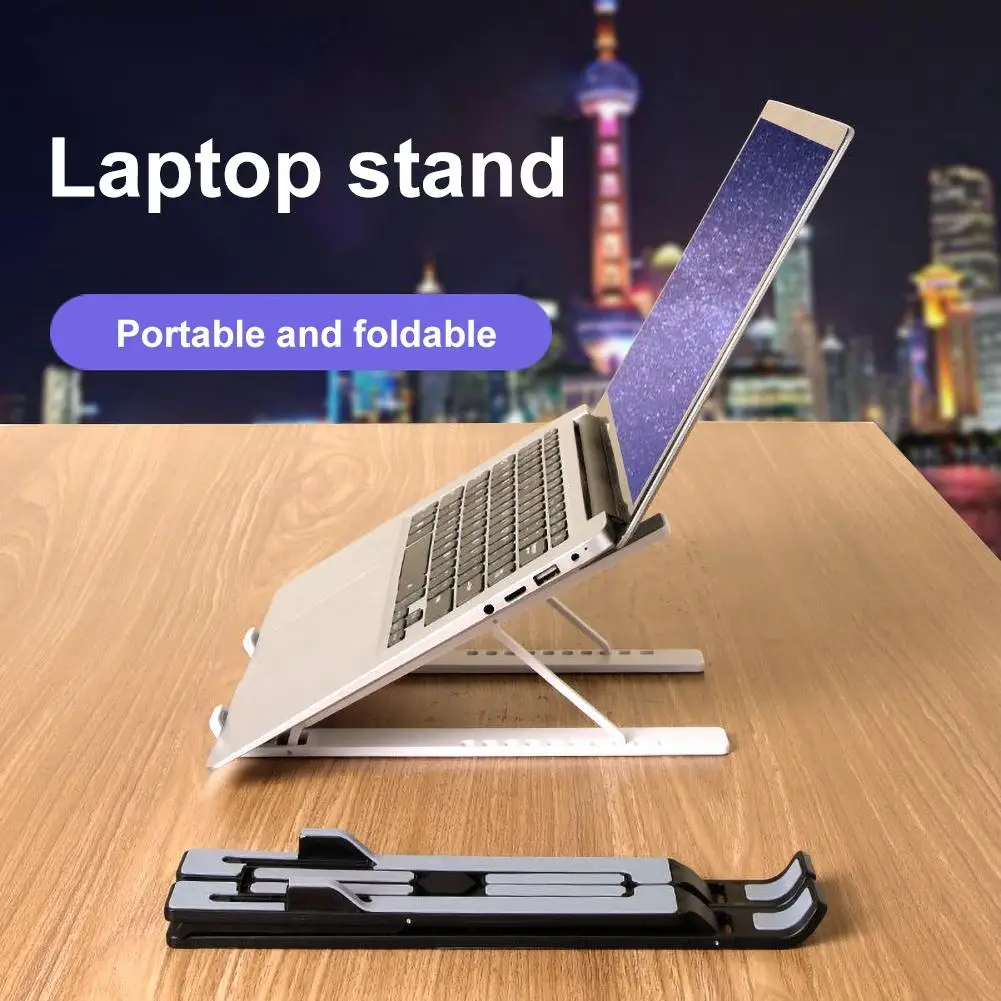 

Adjustable Foldable Anti-slip Laptop Holder Heat Dissipation Support for Macbook