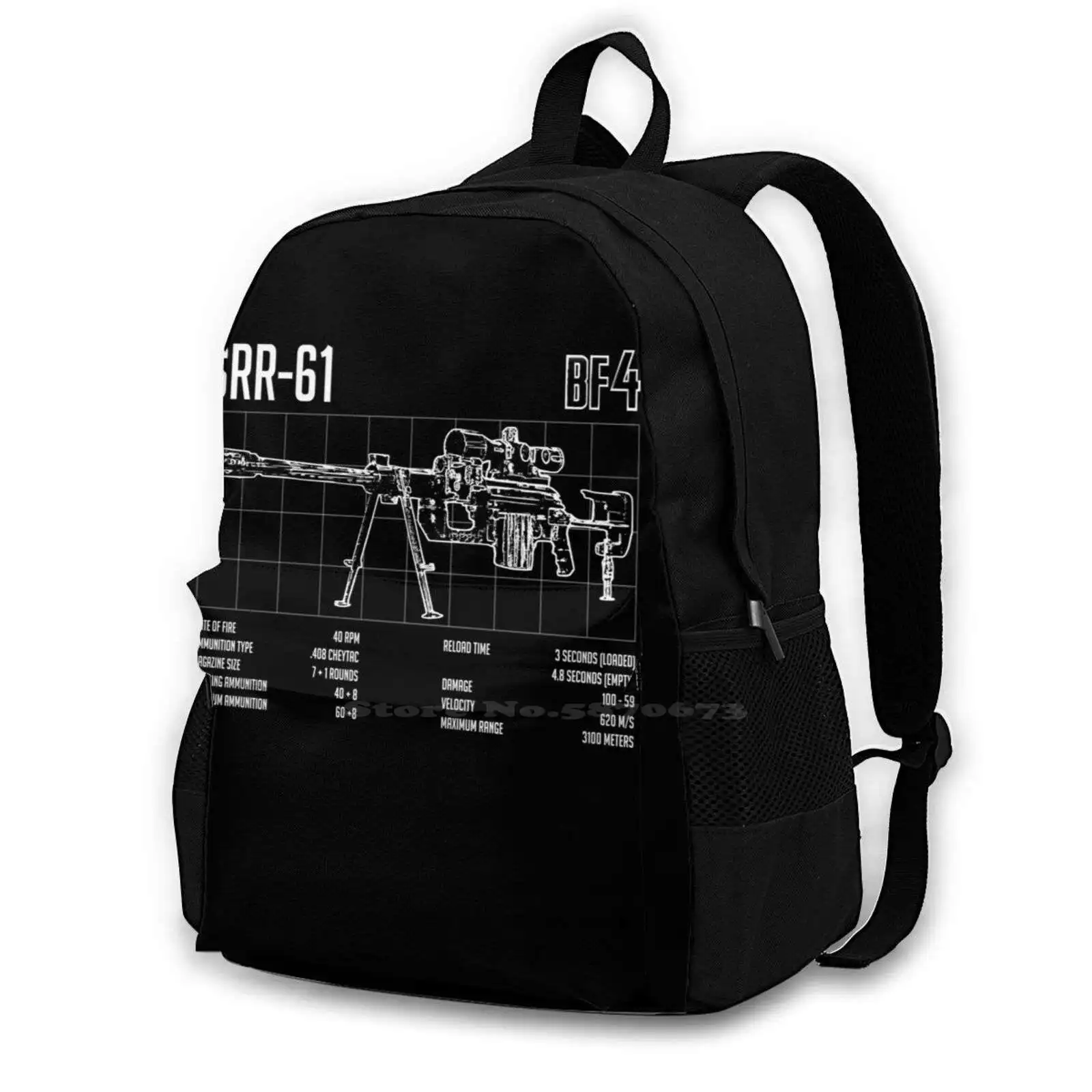 

Battlefield School Bag Big Capacity Backpack Laptop 15 Inch Battlefield 4 Battlefield 1 Battlefield 5 Bf4 Bf3 B Bfv Gamer