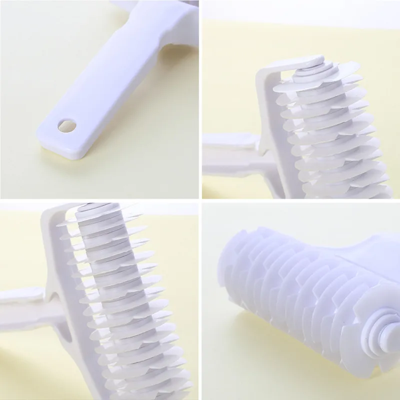 1PCS high quality pie pizza cookie pastry large plastic net knife roller baking tool tray embossed dough | Дом и сад