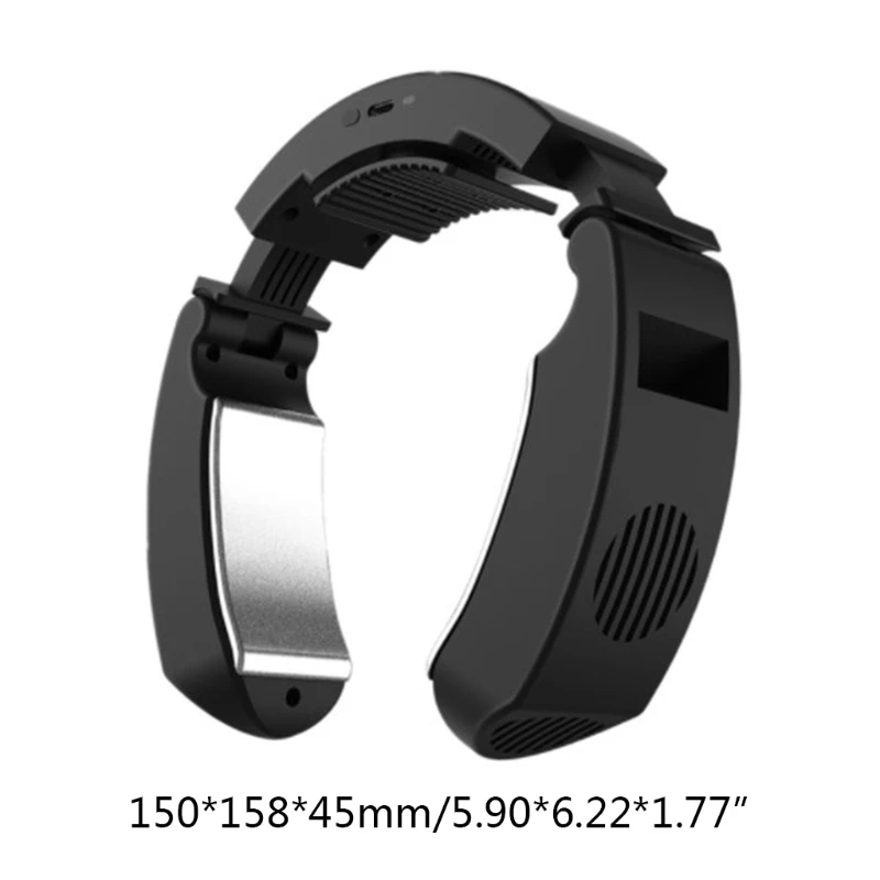 

F1CC Portable Neck Fan Rechargeable Hands Free Bladeless Mini Free Adjustment Cooling Fans for Traveling Sports Office