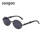 Солнцезащитные очки астероид UV400 для мужчин и женщин, Модные Винтажные Роскошные брендовые дизайнерские солнечные очки в круглой оправе из сплава, в стиле ретро, 2021