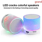 Портативный Bluetooth-динамик с трещинами, светодиодный Яркий телефонный динамик для спальни, уличная музыкальная Колонка для ПК, динамик с подсветкой динамик s