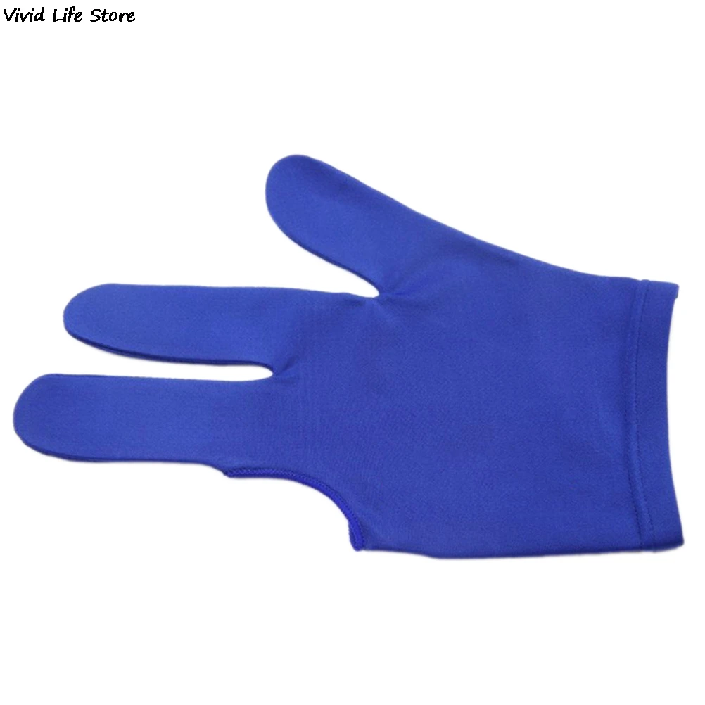 Spandex Snooker Billiard Cue Glove Pool Left Hand Open Three Finger Accessory for Unisex Women and Men 4 Colors | Спорт и