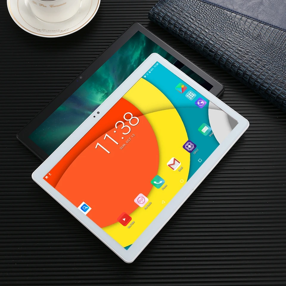 10,1 дюймов планшетный ПК Android 8,0 для Google Play 2.5D экран из закаленного стекла Восьмиядерный SIM 3G 4G LTE wifi gps ram 6 ГБ 64 Гб планшет