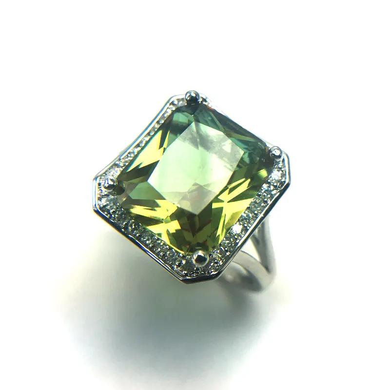 Женское кольцо с зултанитом из серебра 925 пробы|Кольца| |