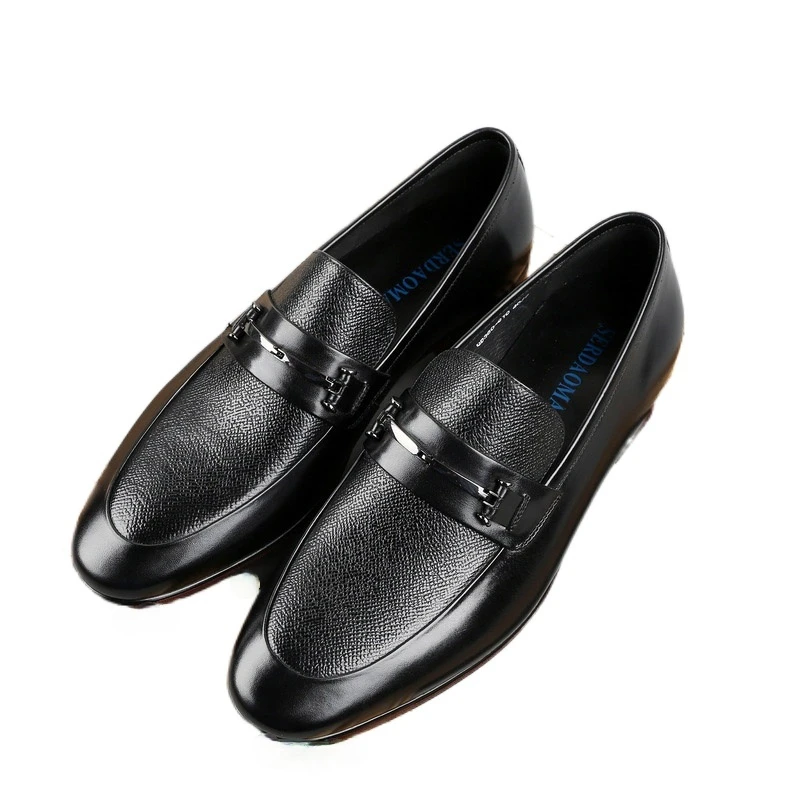 

Men Formal Shoes Genuine Leather Business Casual Shoes High Quality Men Dress Office Shoes Luxury Male Breathable Oxfords G87