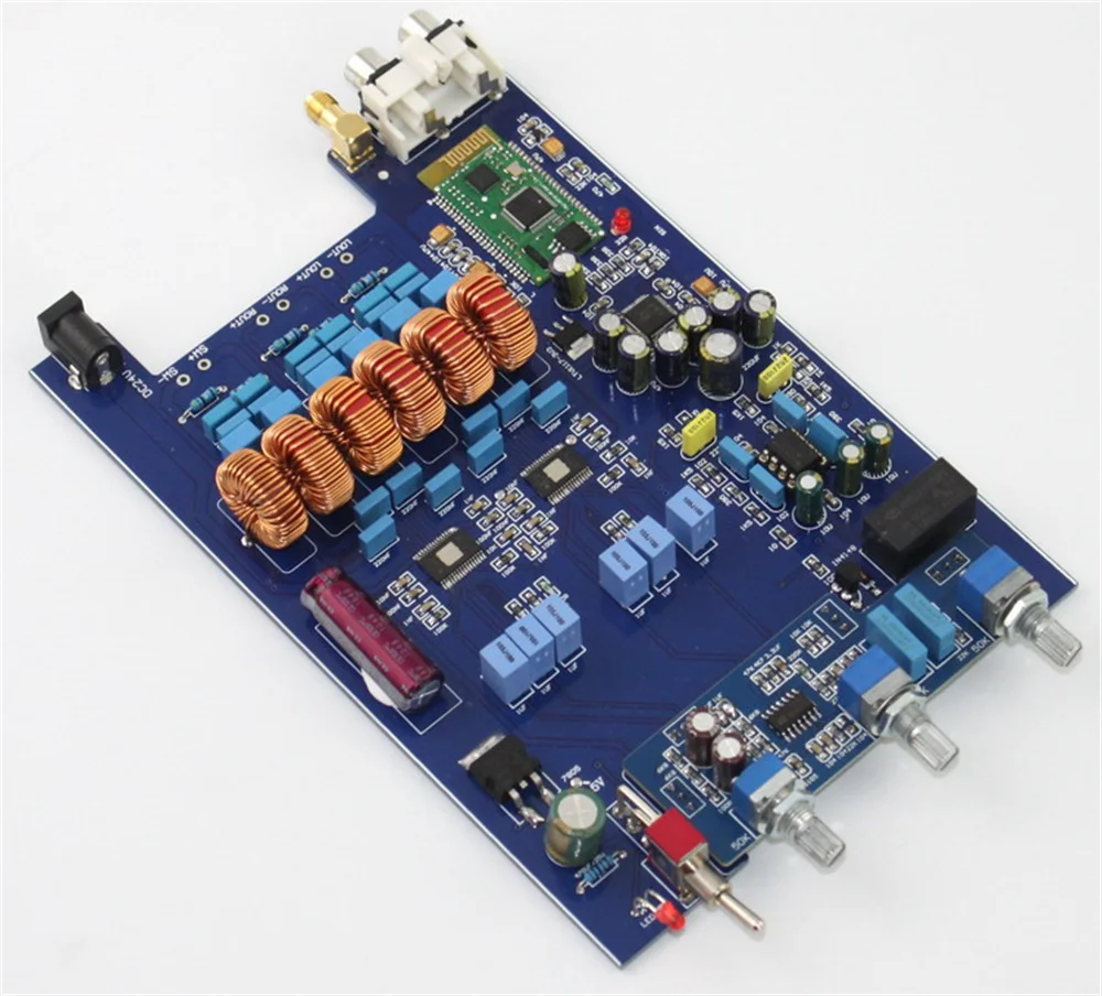 TPA3116+AK4490 2.1 Bluetooth Class D digital power amplifier HIFI home desktop audio fever 100W+50W*2 | Электроника