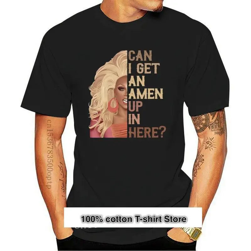 

Nuevo RuPaul Drag Race ¿Me pueden dar un Amén aquí de la camiseta para los hombres
