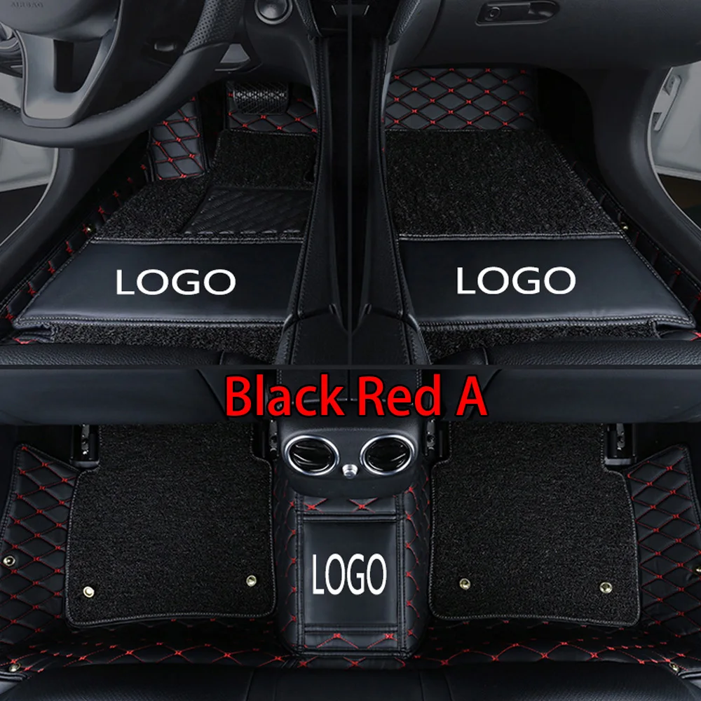 Car floor mats with Logo/Brand Logo for Skoda Octavia Yeti Fabia Rapid spaceback 5D heavy duty car styling carpet liner |