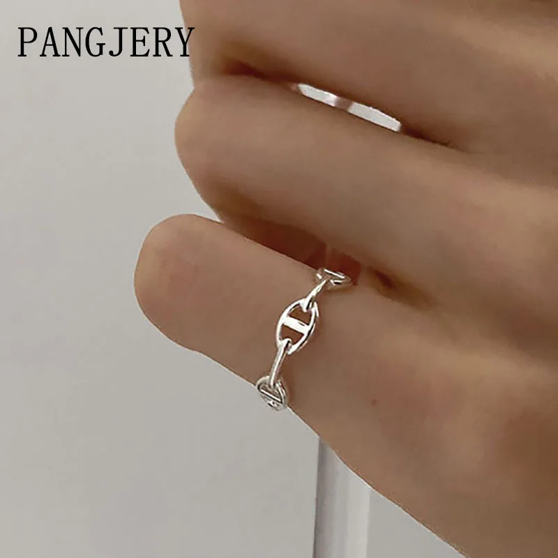 Женское кольцо в виде ноздрей из серебра 925 пробы | Украшения и аксессуары