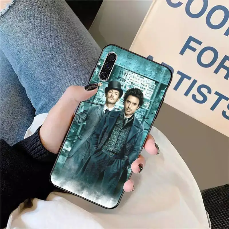 

221B Sherlock Holmes Phone Case For Samsung galaxy S 9 10 20 A 10 21 30 31 40 50 51 71 s note 20 j 4 2018 plus