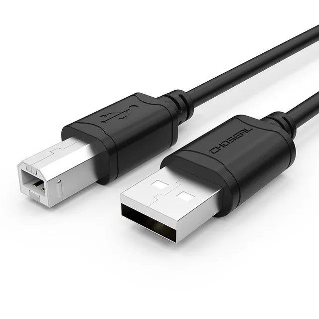 Высокоскоростной кабель Choseal USB 2 0 PrintType B типа папа-папа A для принтера HP Canon Dell Epson