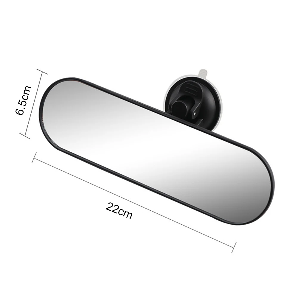 

Rear View Mirror, Universal Car Truck Mirror Interior RearView Mirror Suction Cup, 220*65mm