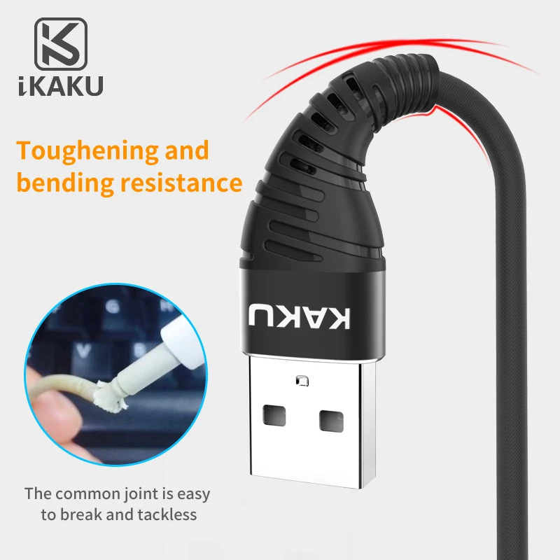 KAKU usb micro кабель быстрая замена для xiaomi Redmi Note 5 Pro 4 Micro USB зарядки и передачи данных