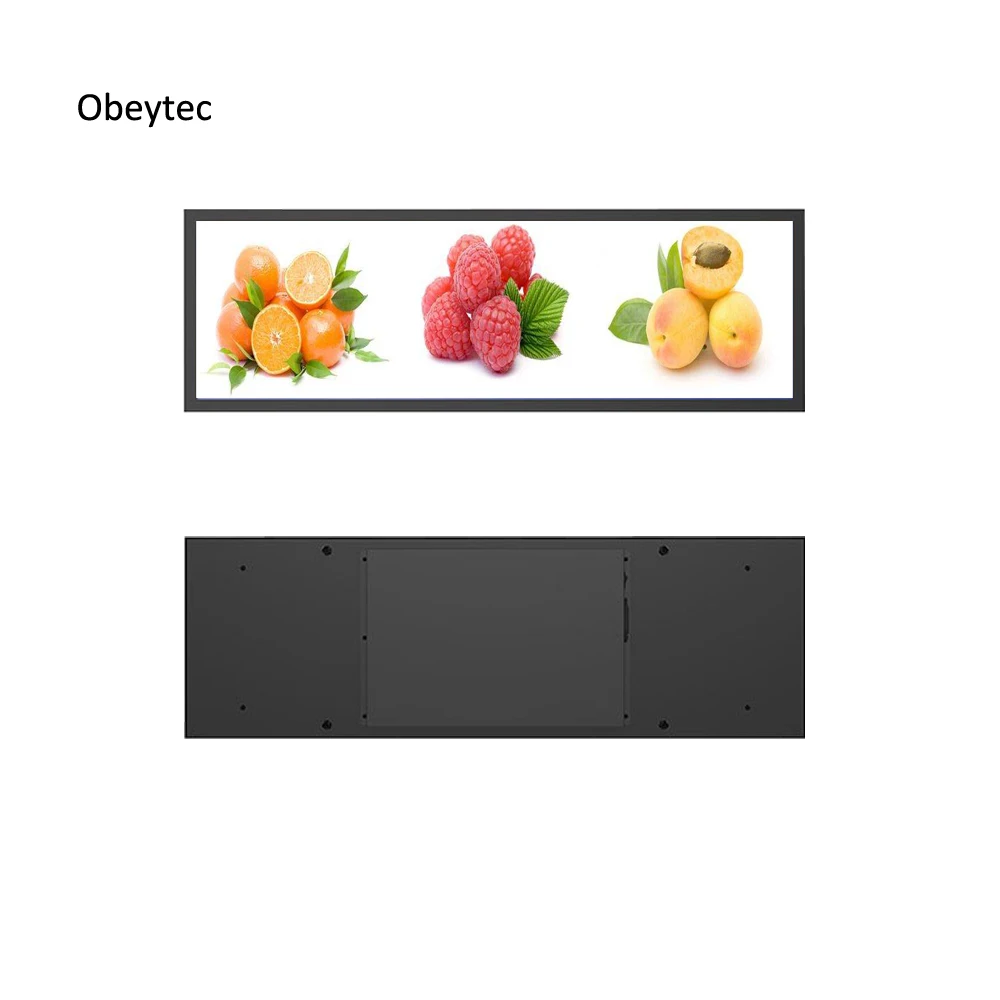 Obeytec 70 inch outdoor stretched LCD signage Long Bar display 3840*1350 Android 1+8G extened wide | Компьютеры и офис