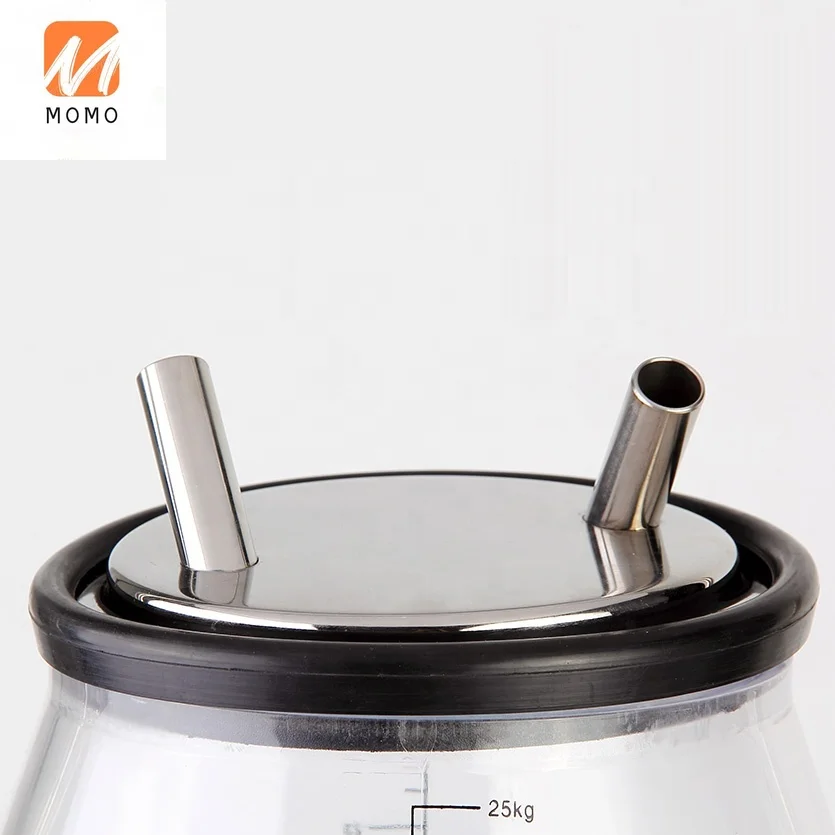 

32L Transparent Milking Bucket with Fixed Handle Be Used on Cow Milking Machine for Dairy Farm