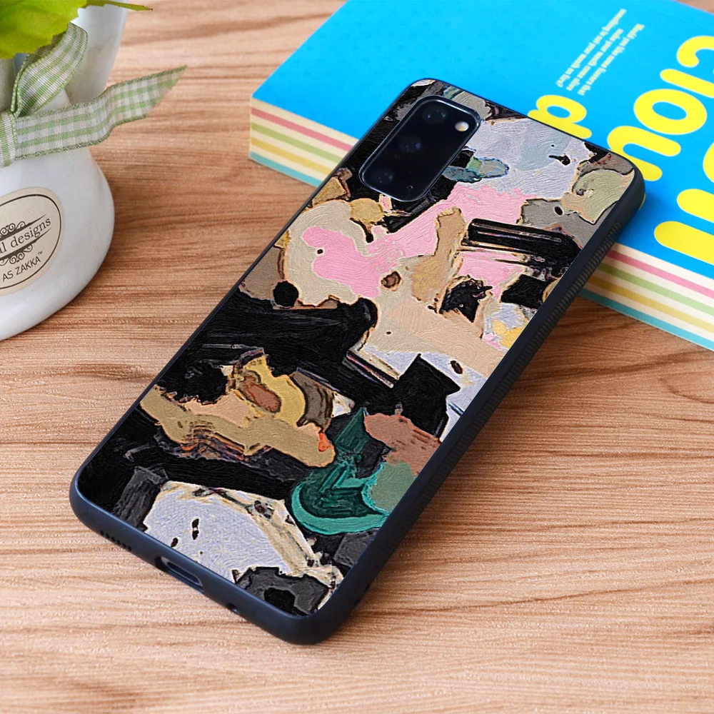 

For Samsung Galaxy Abstract Expressionism Soft TPU border Samsung Galaxy Case