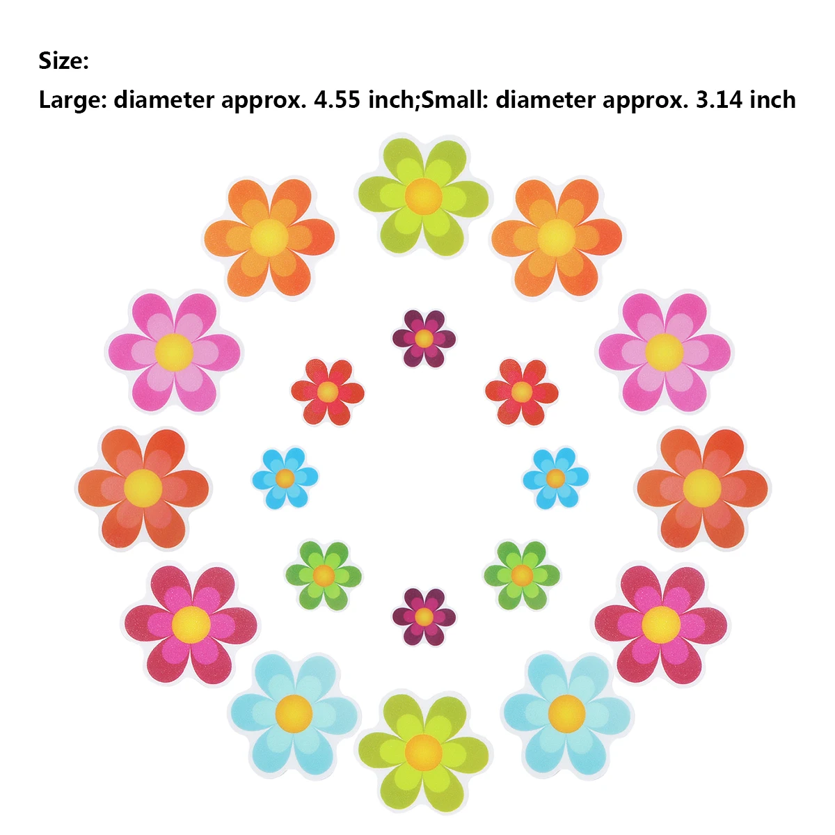 10/20 шт. Нескользящие наклейки для ванны с цветами клейкие коврики ванной и душа