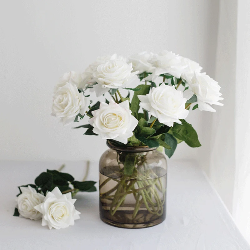 Искусственный цветок вечная роза Декор для дома имитация поддельных цветов