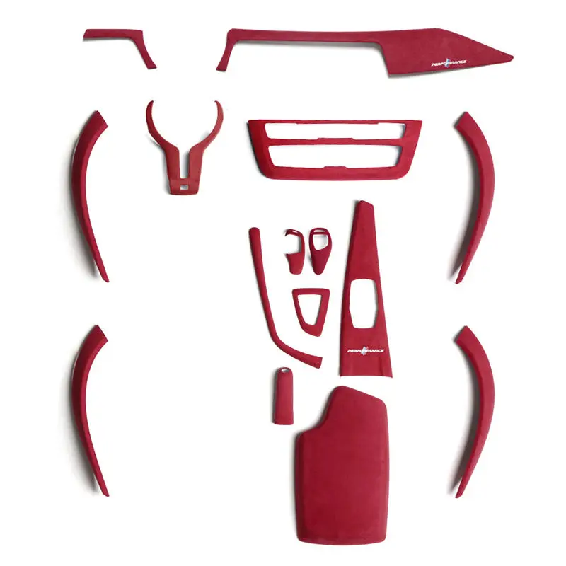 

For Alcantara Wrap For F30 F32 F34 2013-2019 3M Tape Car Sticker Gear Shift Knob Cover Central Console CD Panel Auto Accessories