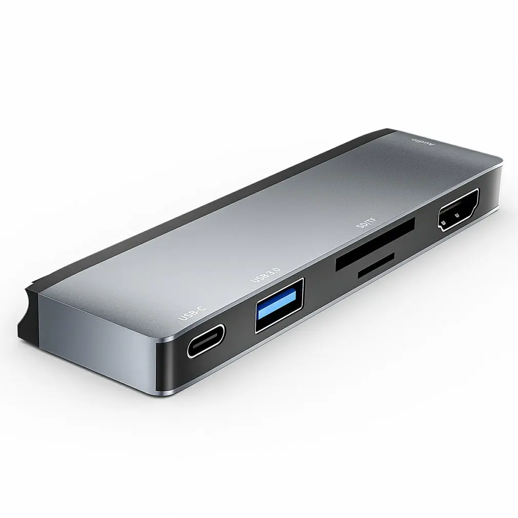 

Dual Type-C Converter Docking Station Portable Plug And Play Without Driver Strong Compatibility Docking Station