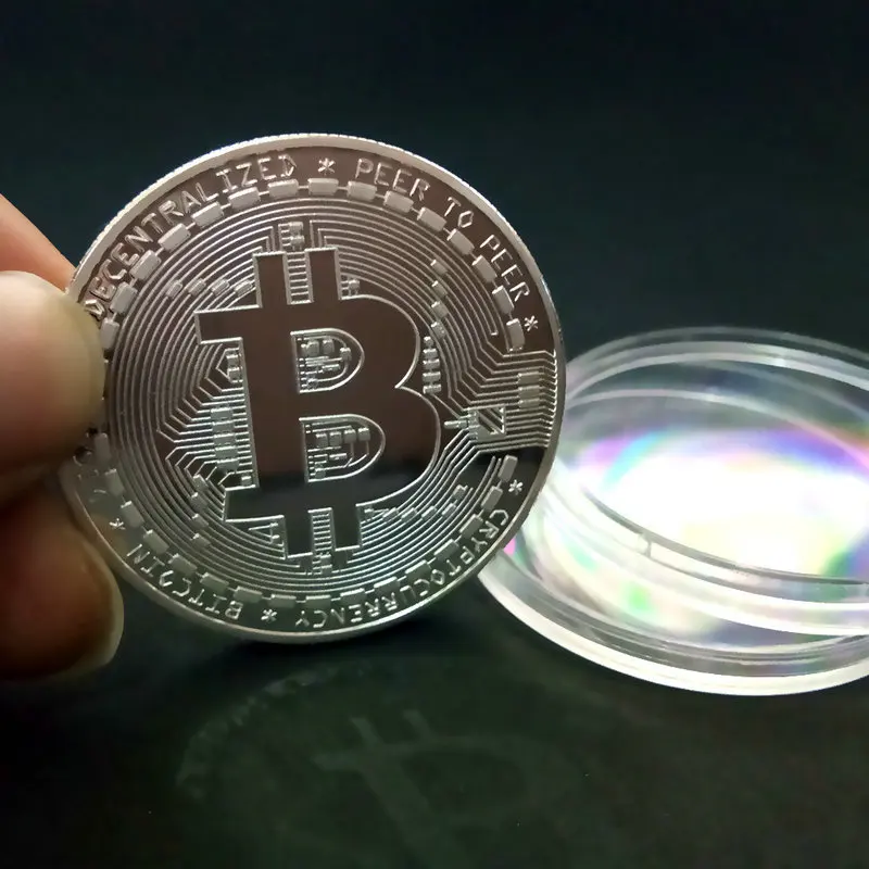 1 шт. позолоченная монета Биткоин Коллекционная отличный подарок битная монета художественная коллекция физические золотые памятные монеты креативный сувенир