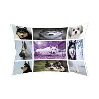 3d custom pillow case pillowcase 50x70 decorative pillow cover animal wolf black bedding drop ship