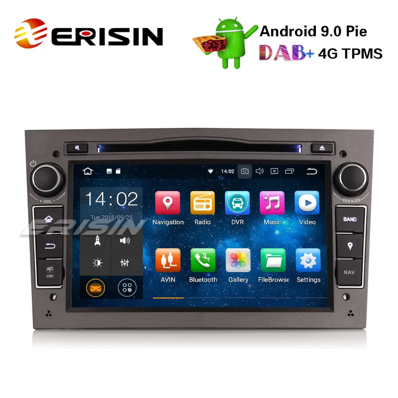 Erisin ES4860PG 7 &quotAndroid 8 1 автомобильный стерео GPS Satnav CD DAB для Opel Meriva Zafira Vectra Combo |