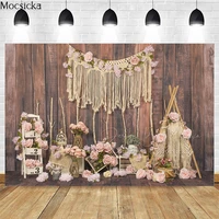 mocsicka baby shower photography backdrops bohemian decoration style photo wallpaper studio photography props background