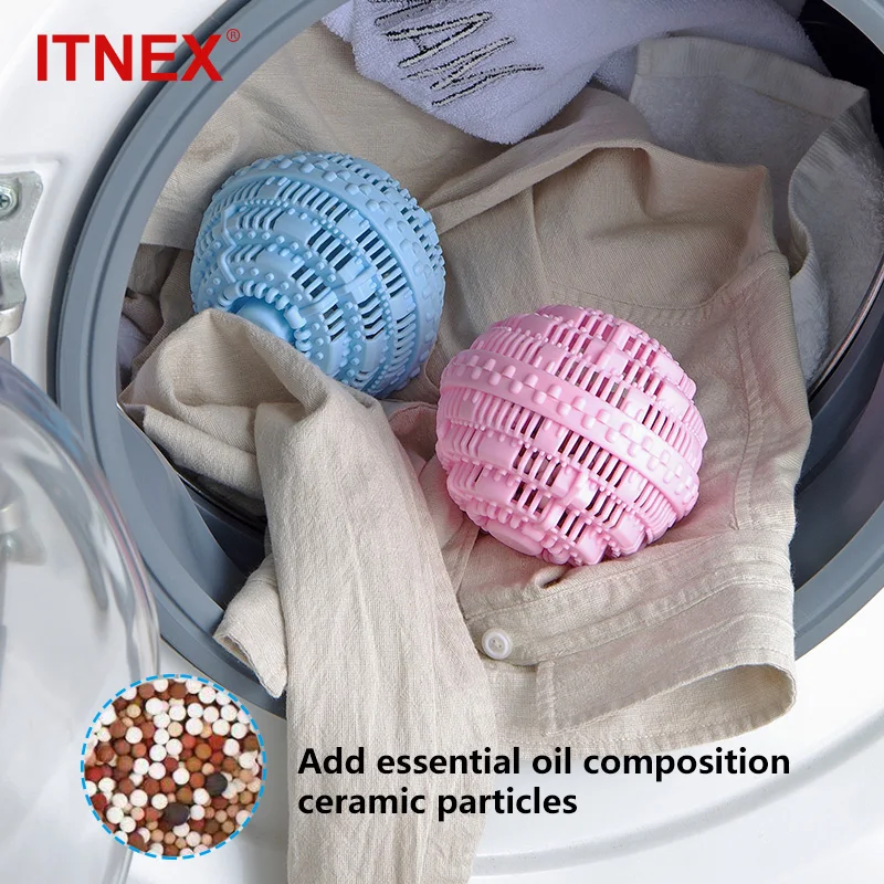 Reusable Laundry Cleaning Ball Magic Anti-winding Clothes Washing Products Machine Wash Washzilla Anion Molecules Tools | Дом и сад