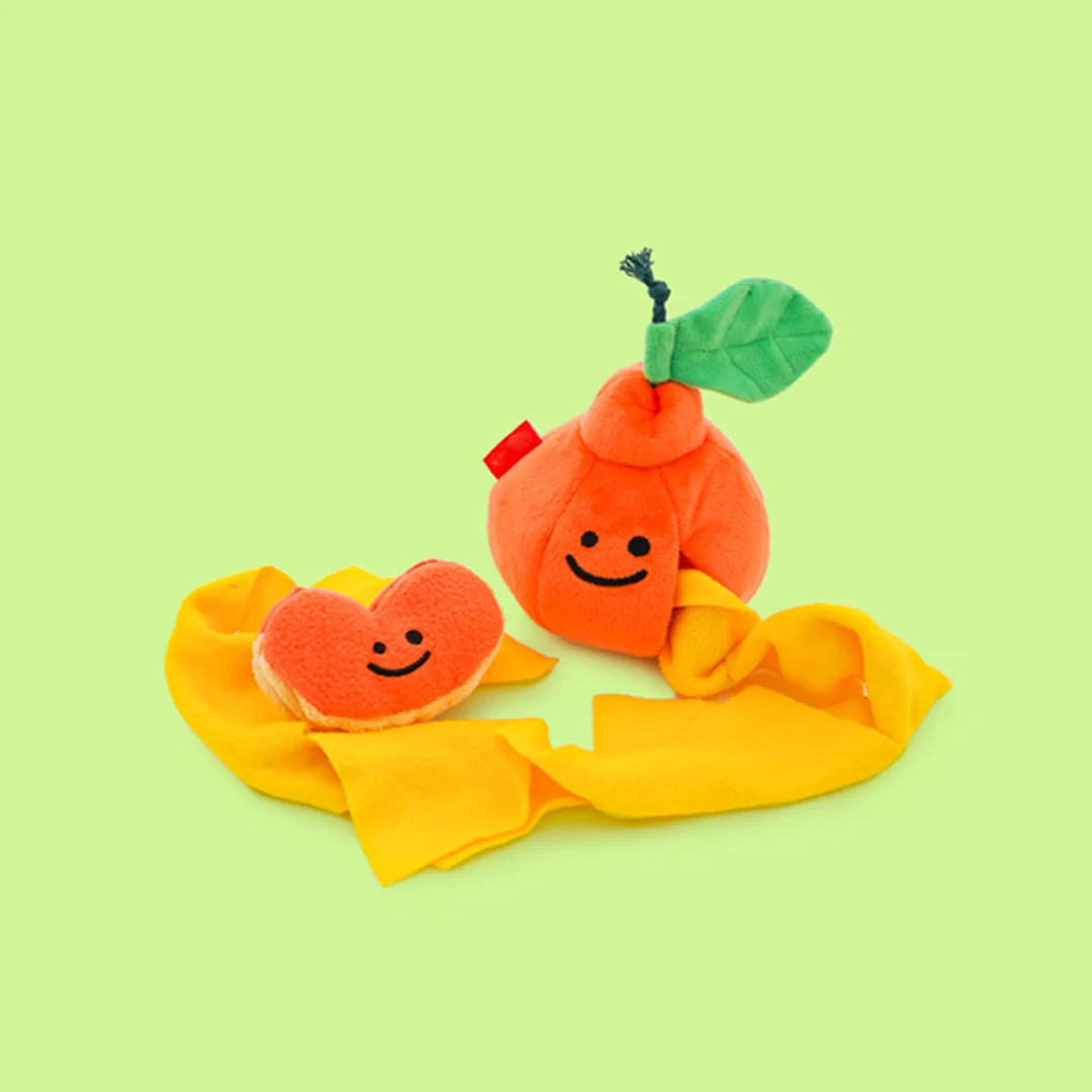 Оранжевая тибетская игрушка для еды звуковая собаки еда тренировочная собак