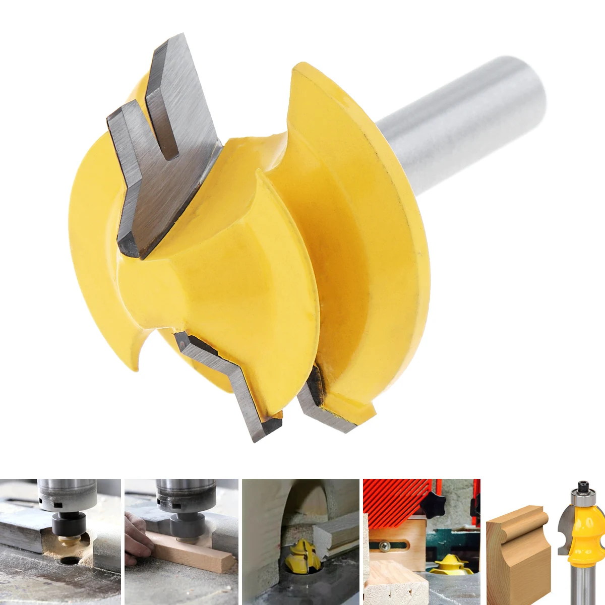 

1pc Shank Trimmer Ceaning Flush Trim Wood Router Bit Straight End Milll Tungsten Milling Cutters for Wood Woodworking Tool