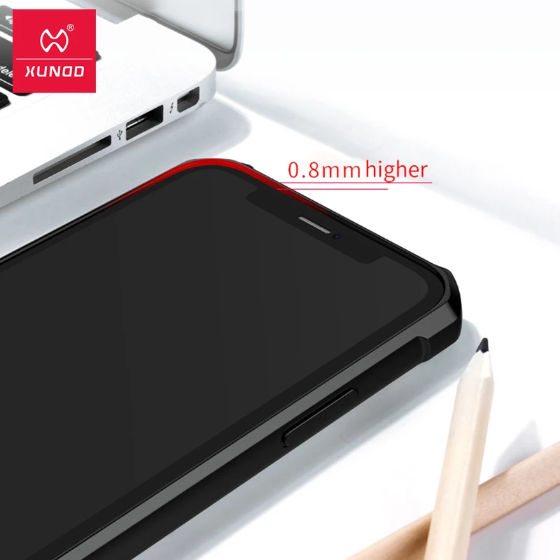 Для Apple Iphone X XS XR Max чехол Прозрачная мягкая прозрачная защита, подушка безопасности Чехол Подушка безопасности Бампер Дизайн Shookproof бизнес Xundd